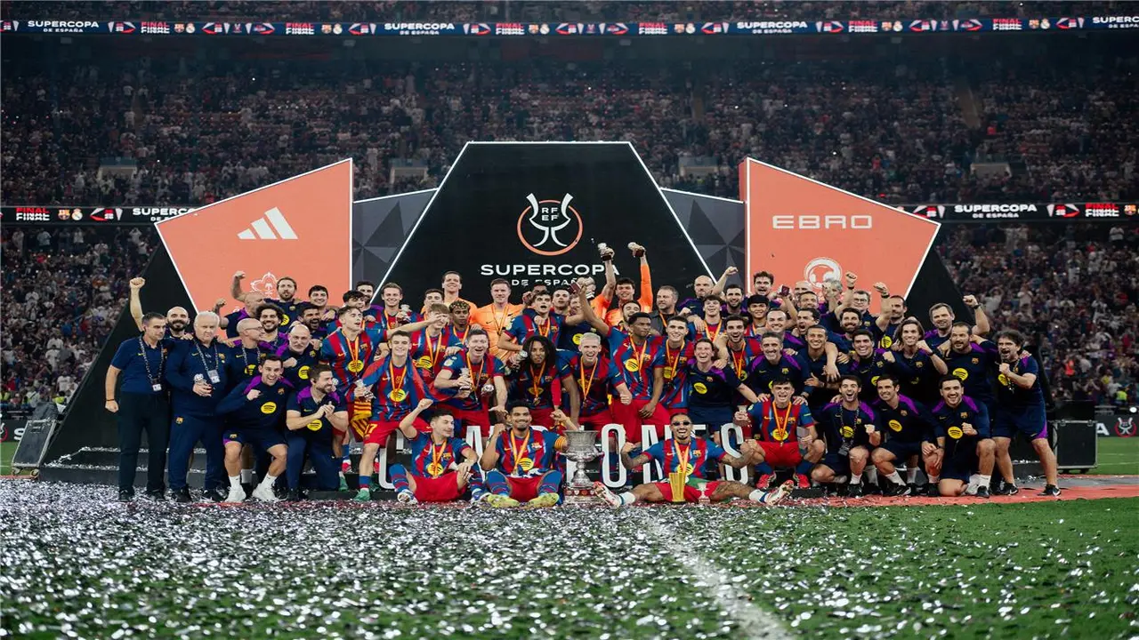 تردد القناة المجانية الناقلة لمباراة برشلونة وراسينج اليوم في كأس ملك إسبانيا